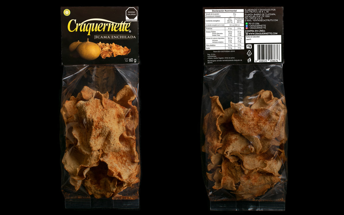 Jícama Deshidratada Enchilada 60 gr.